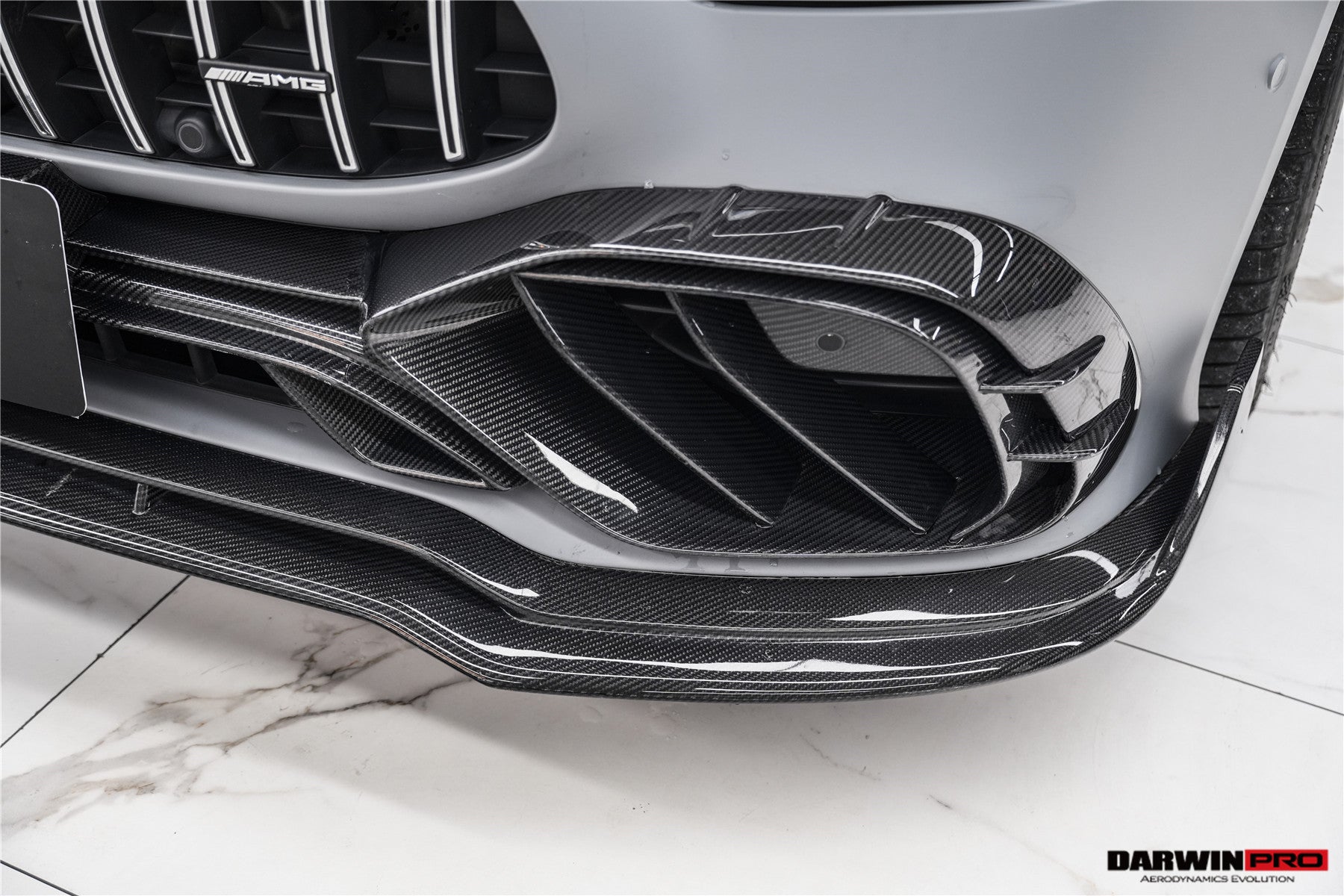 2019 - 2024 Mercedes Benz AMG GT50 GT53 GT43 4Door Coupe X290 IMP Performance Carbon Fiber Front Bumper Lip Splitter