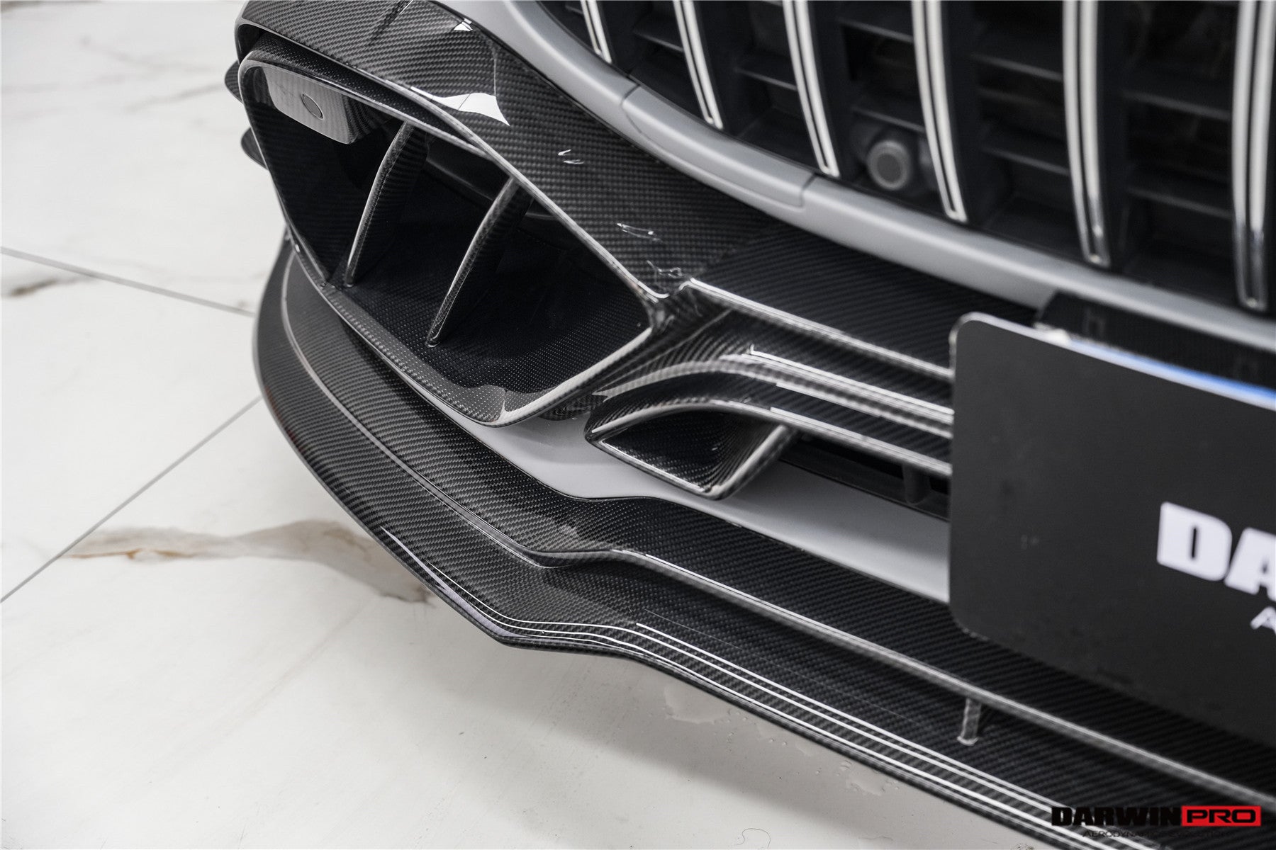2019 - 2024 Mercedes Benz AMG GT50 GT53 GT43 4Door Coupe X290 IMP Performance Carbon Fiber Front Bumper Lip Splitter