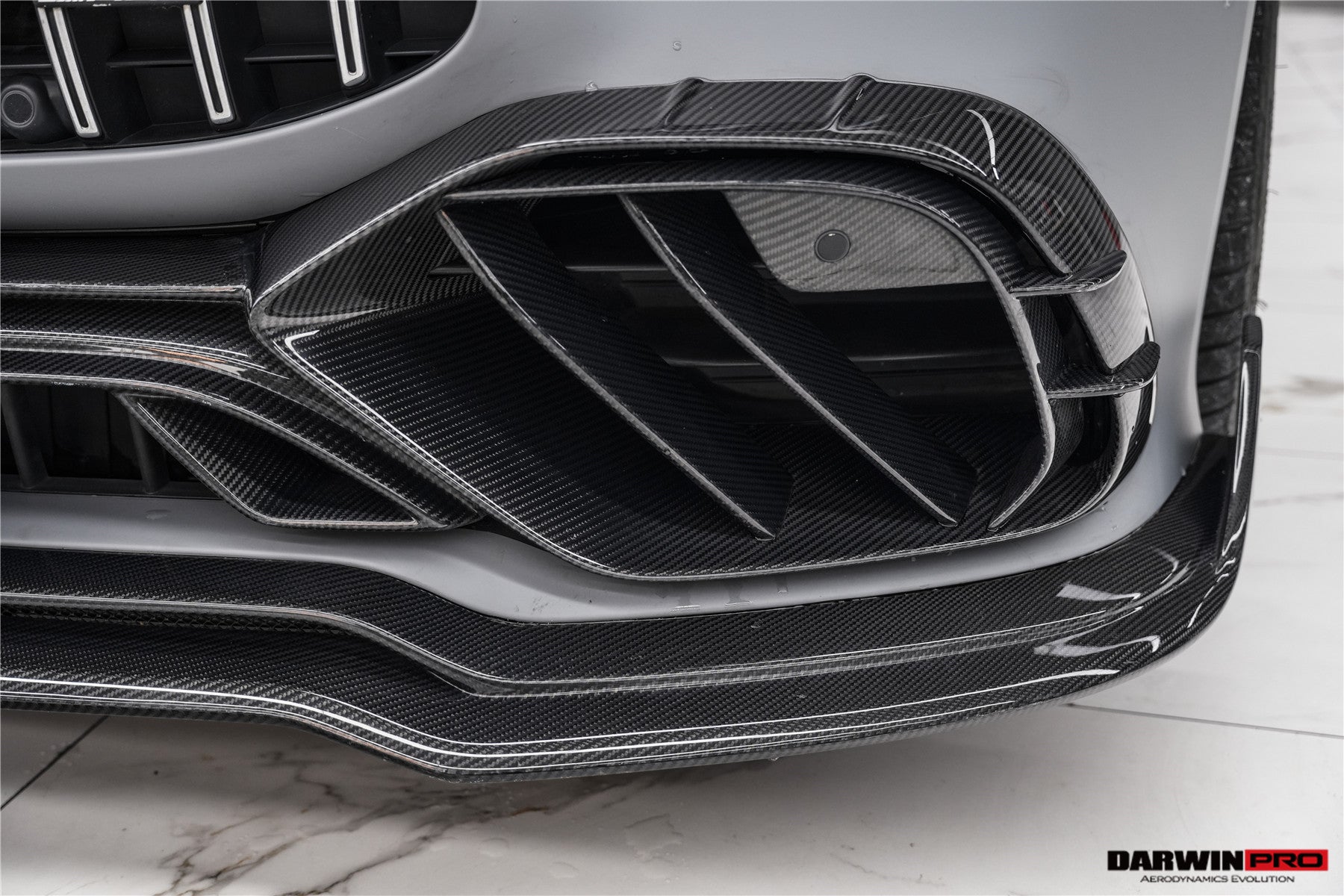 2019 - 2024 Mercedes Benz AMG GT50 GT53 GT43 4Door Coupe X290 IMP Performance Carbon Fiber Front Bumper Lip Splitter