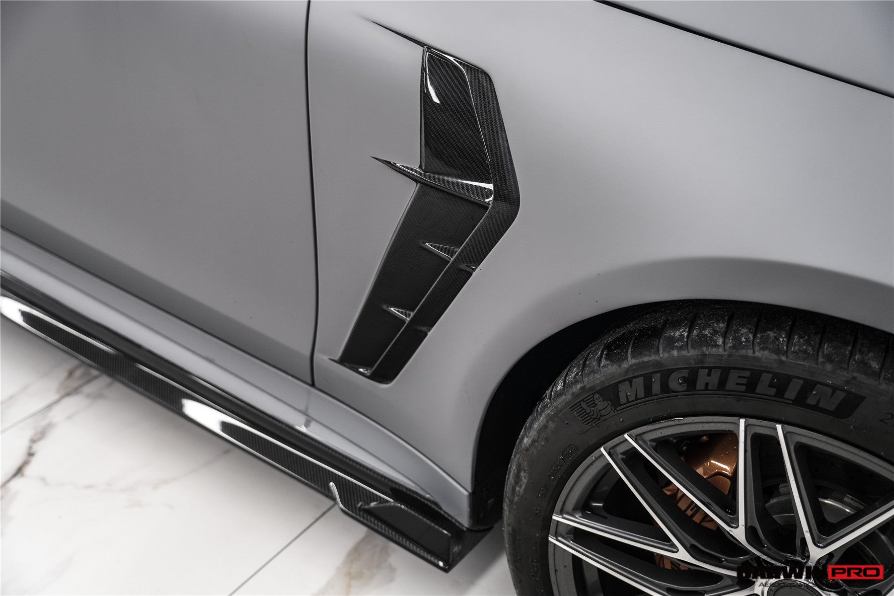 2019 - 2024 Mercedes Benz AMG GT50 GT53 GT43 4Door Coupe X290 IMP Performance Side Skirts Under Board
