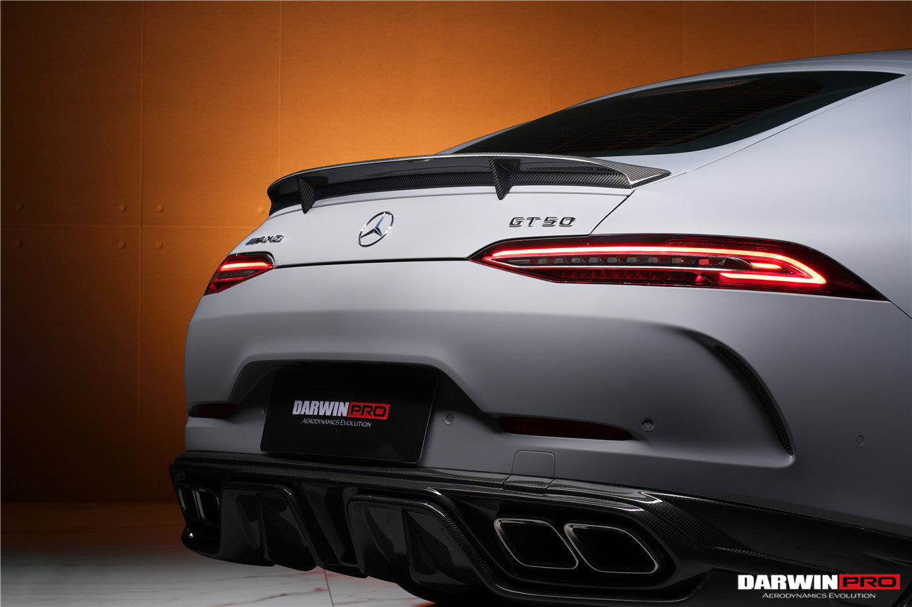 2019 - 2024 Mercedes Benz AMG GT50 GT53 GT43 4Door Coupe X290 IMP Performance Rear Diffuser With Exhaust tips