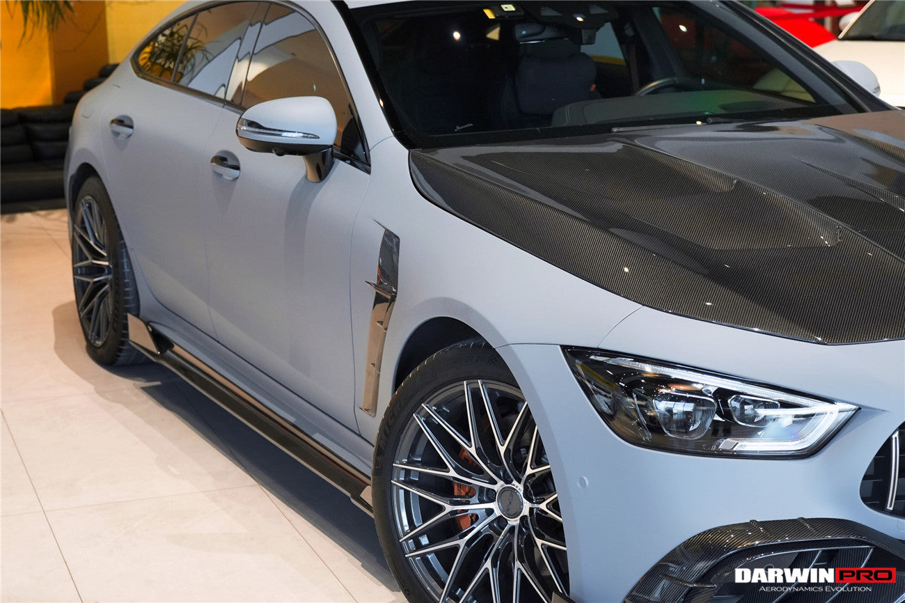 2019 - 2024 Mercedes Benz AMG GT50 GT53 GT43 4Door Coupe X290 IMP Performance Side Skirts Under Board
