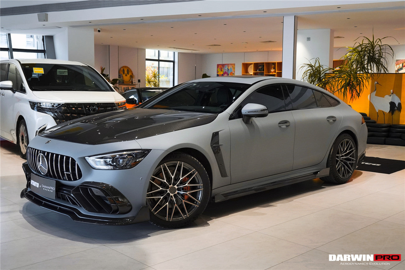 2019 - 2024 Mercedes Benz AMG GT50 GT53 GT43 4Door Coupe X290 IMP Performance Carbon Fiber Front Bumper Vent Trims