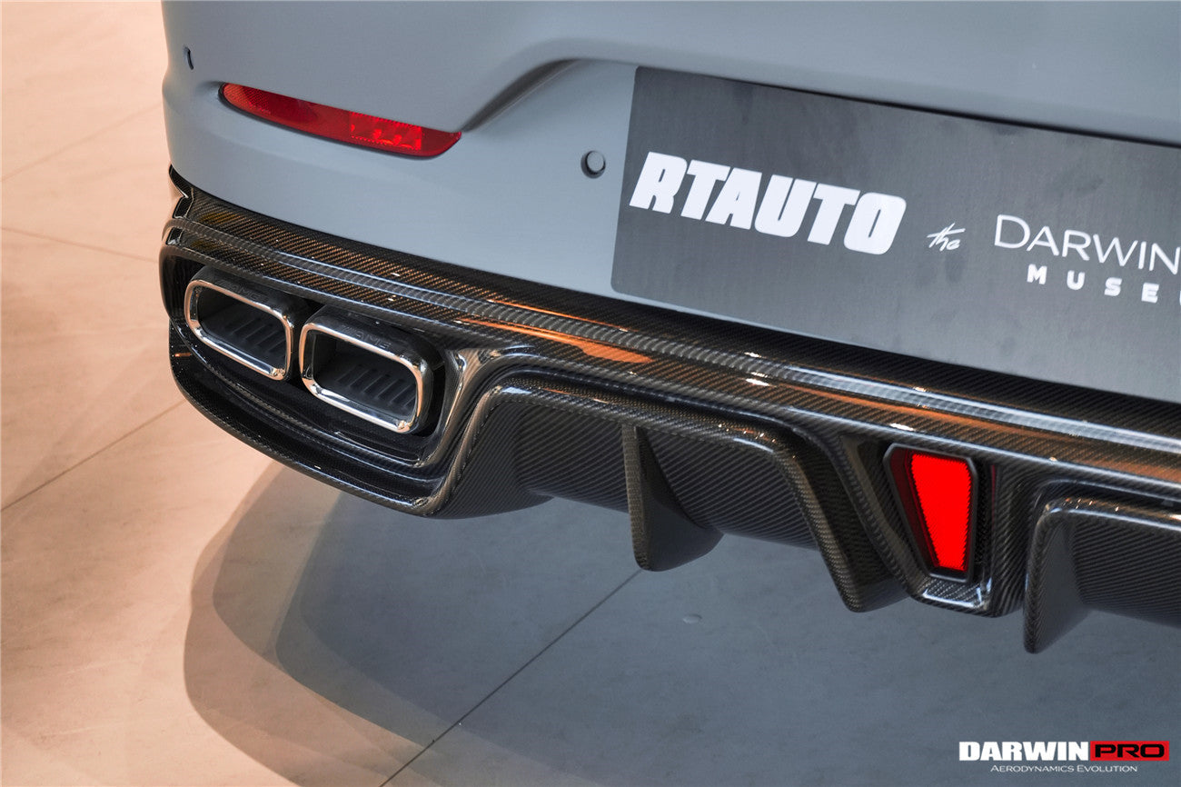 2019 - 2024 Mercedes Benz AMG GT50 GT53 GT43 4Door Coupe X290 IMP Performance Rear Diffuser With Reflector Panels & Exhaust tips