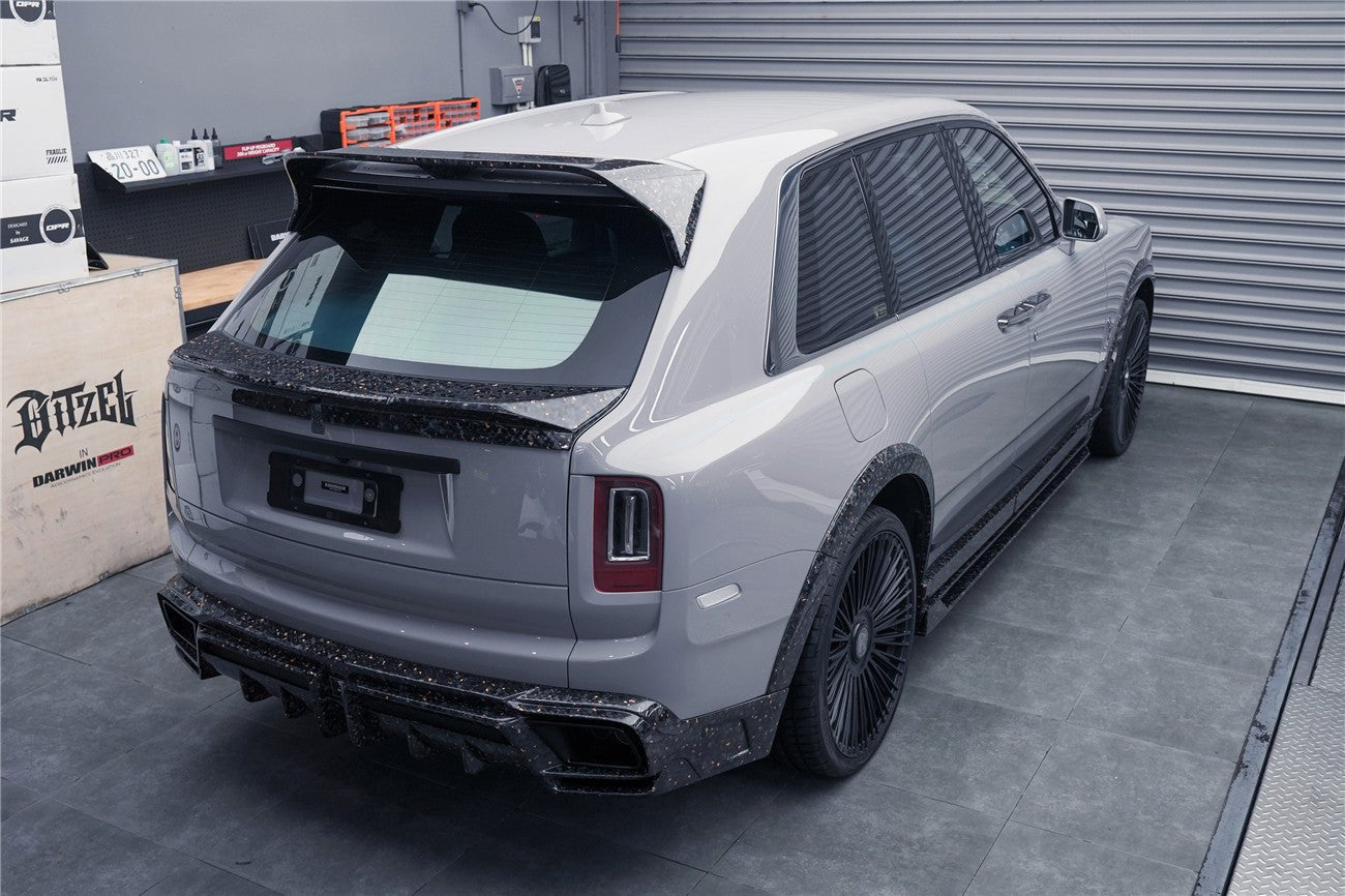 2018 - 2024 Rolls-Royce Cullinan BKSS Style Carbon Fiber Trunk Spoiler