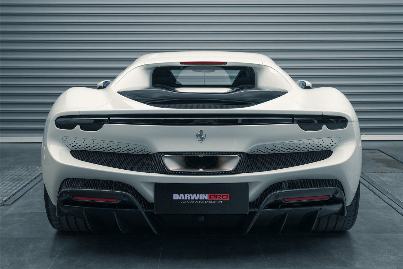 2022 - 2025 Ferrari 296 GTB (Type F171) OE Style Carbon Fiber Rear Diffuser