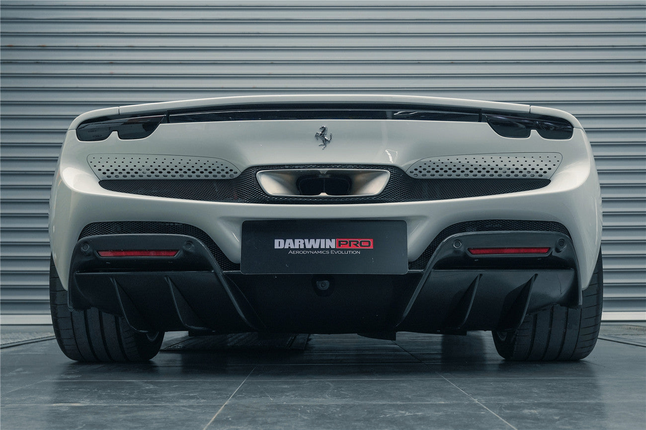2022 - 2025 Ferrari 296 GTB (Type F171) OE Style Carbon Fiber Rear Diffuser