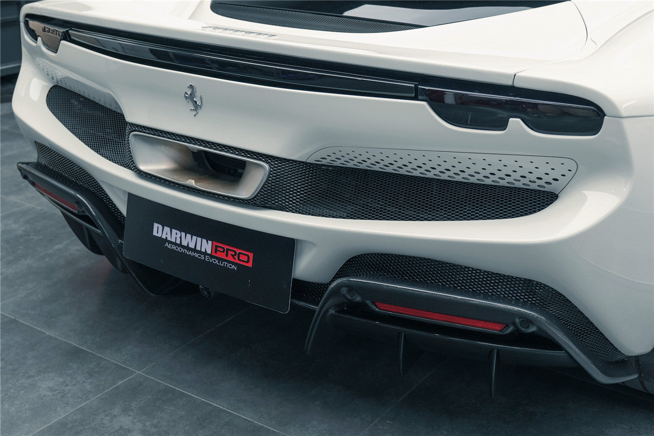 2022 - 2025 Ferrari 296 GTB (Type F171) OE Style Carbon Fiber Rear Diffuser