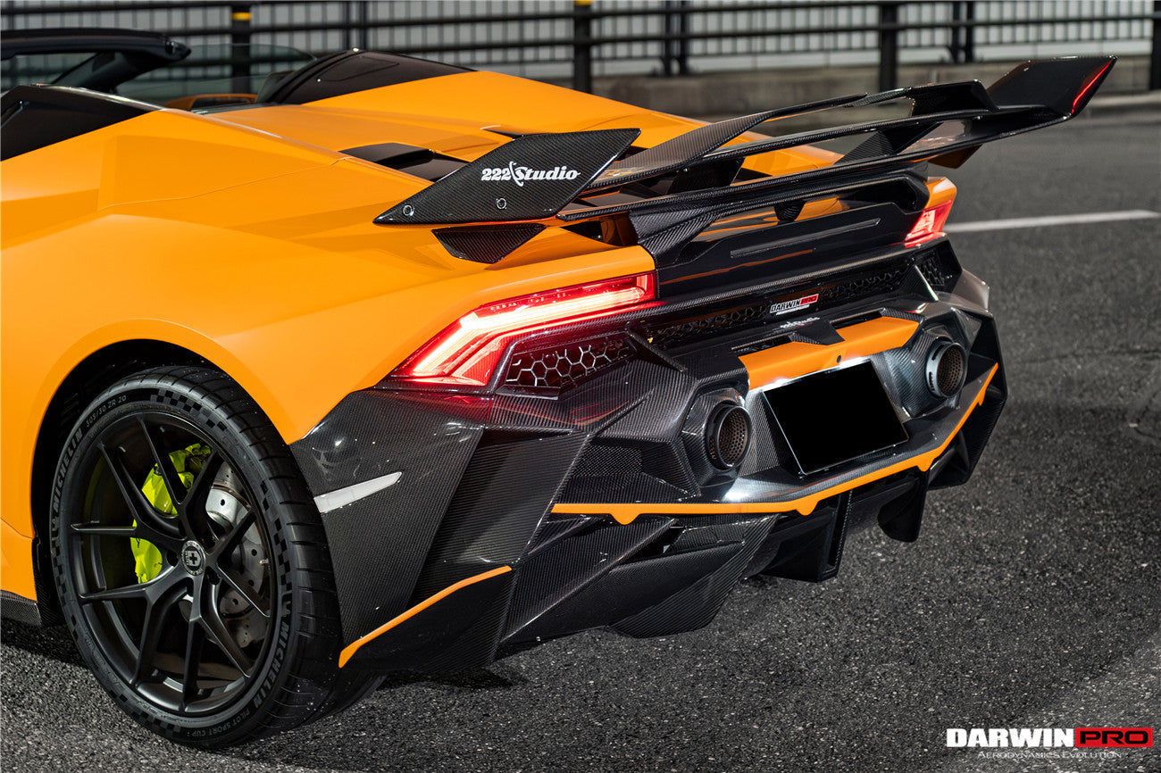 2019 - 2025 Lamborghini Huracan EVO & Tecnica BKSSII Style Rear Bumper