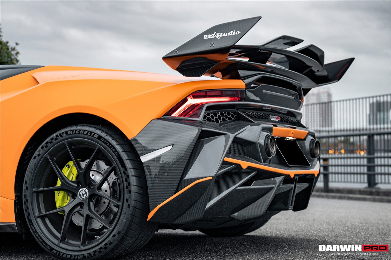 2019 - 2025 Lamborghini Huracan EVO & Tecnica BKSSII Style Rear Bumper