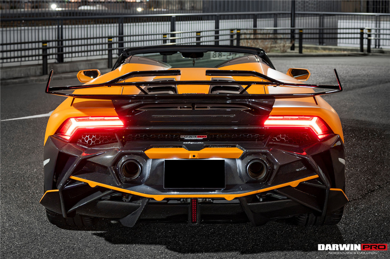 2019 - 2025 Lamborghini Huracan EVO & Tecnica BKSSII Style Rear Bumper