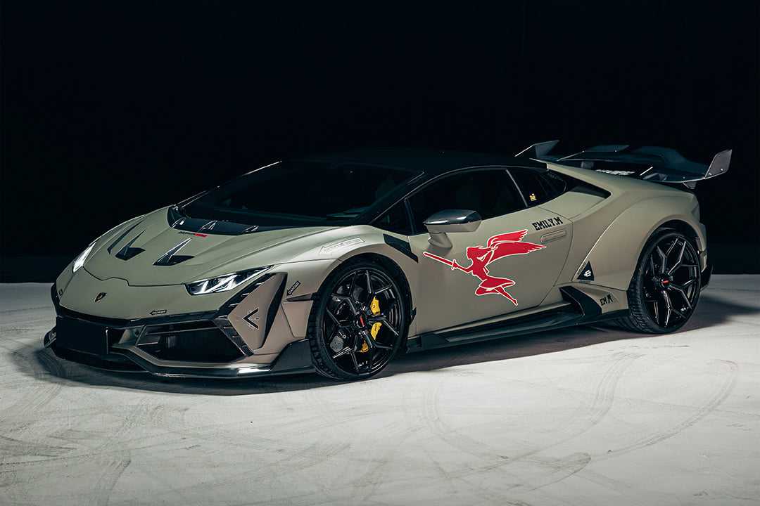 2019 - 2023 Lamborghini Huracan EVO Coupe Only BKSSII Style Full Wide Body Kit