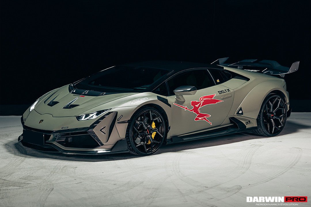 2015 - 2025 Lamborghini Huracan LP610 & LP580 & EVO & STO & Tecnica BKSSII Style Side Skirts