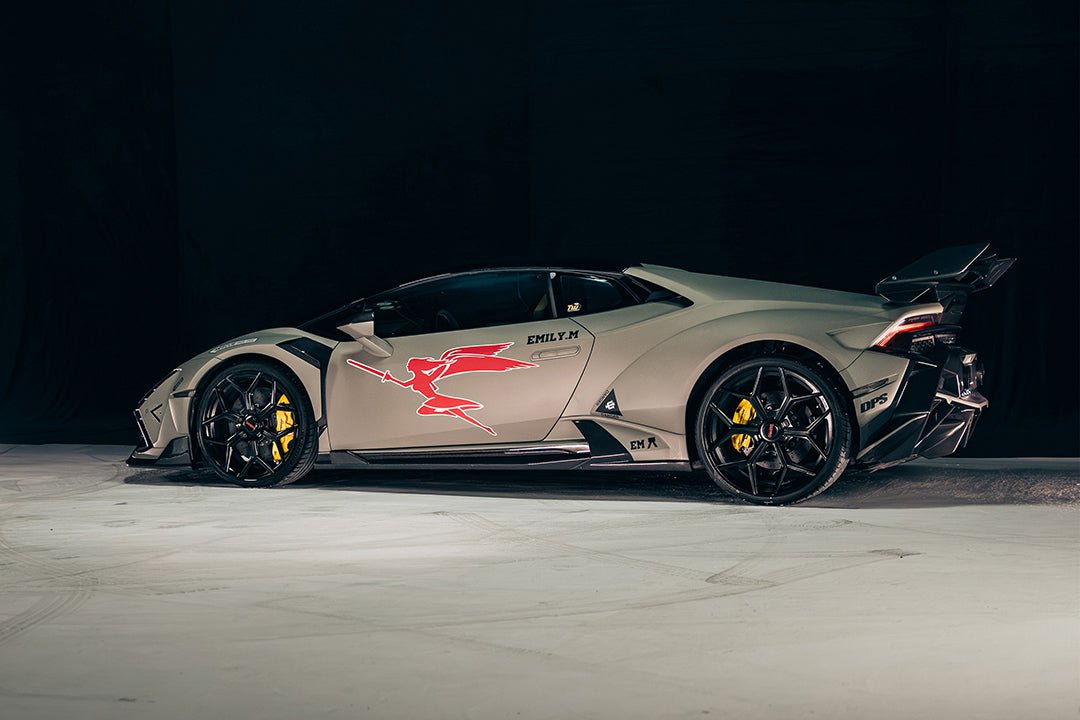 2015 - 2025 Lamborghini Huracan LP610 & LP580 & EVO & STO & Tecnica BKSSII Style Side Skirts