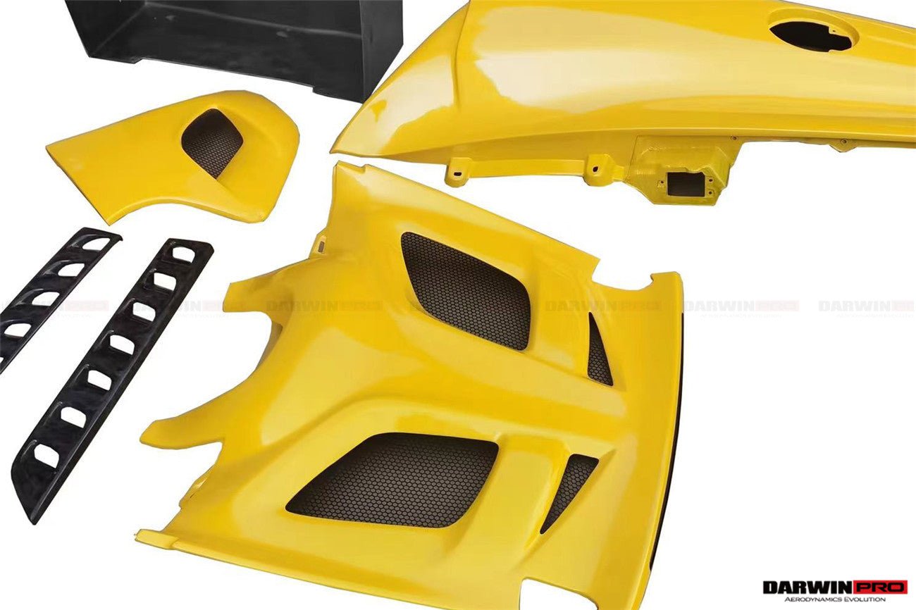 2011 - 2017 McLaren 650S 625C MP4 12C  675LT Style Dry Carbon Fiber Rear Body Kit