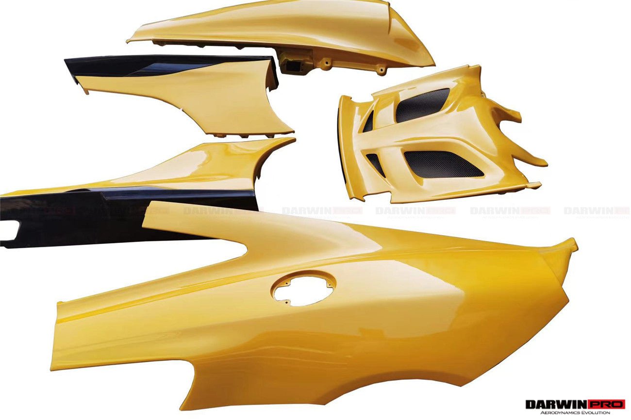 2011 - 2017 McLaren 650S 625C MP4 12C  675LT Style Dry Carbon Fiber Rear Body Kit