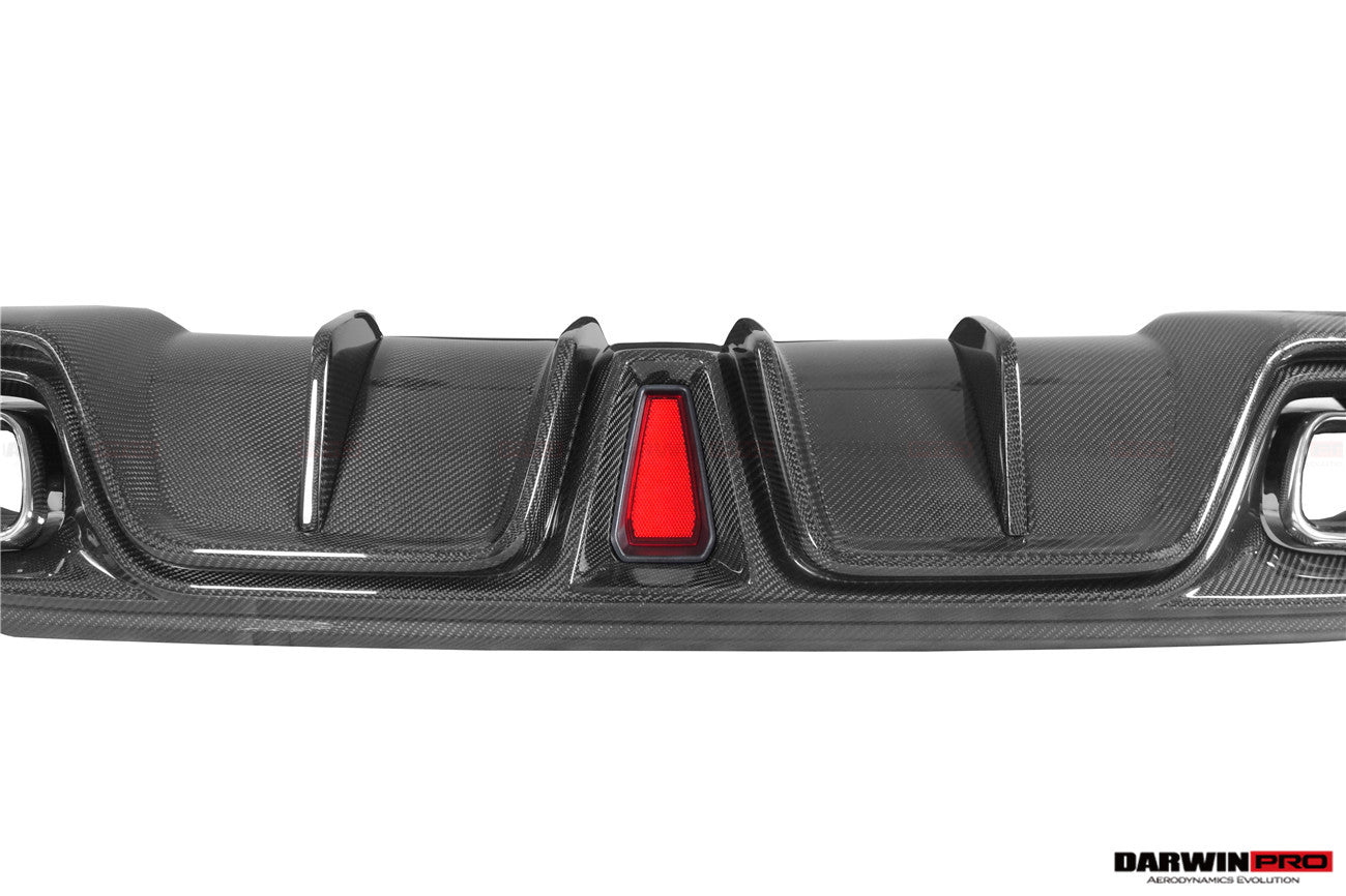 Mercedes Benz AMG GT 4Door Rear Diffuser with Reflector Panel Exahust Tips (2019–2024)