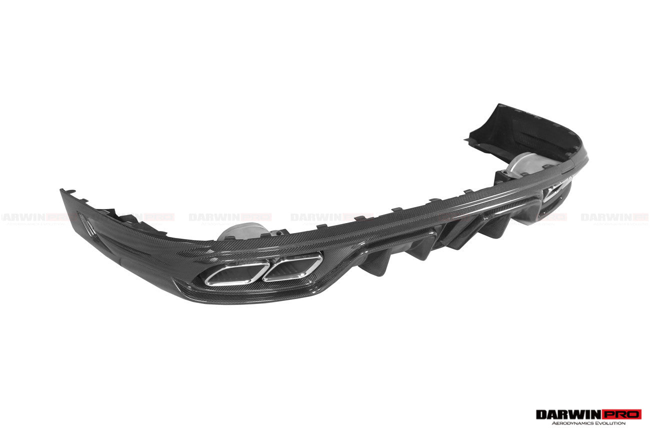 Mercedes Benz AMG GT 4Door Rear Diffuser with Reflector Panel Exahust Tips (2019–2024)