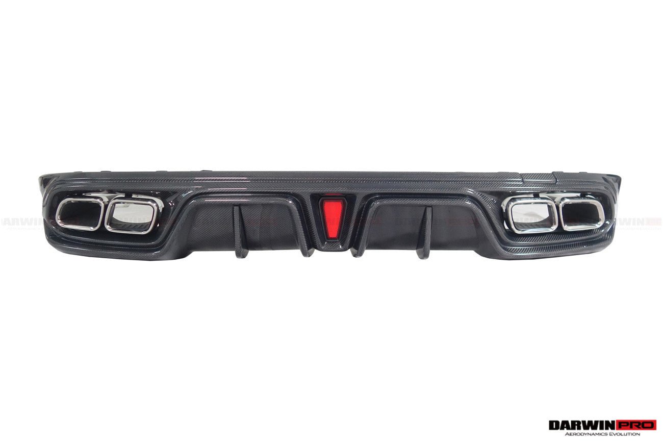 Mercedes Benz AMG GT 4Door Rear Diffuser with Reflector Panel Exahust Tips (2019–2024)