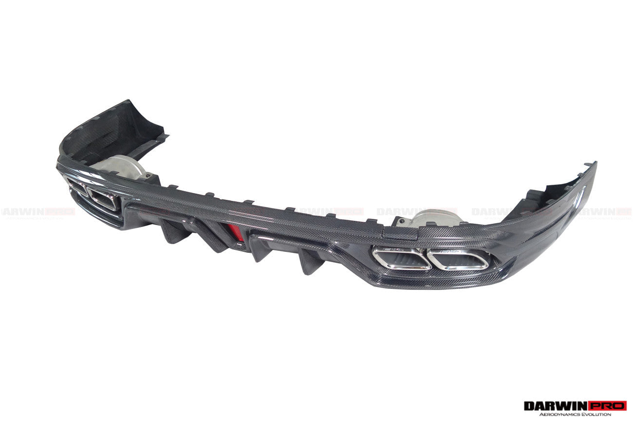 2019 - 2024 Mercedes Benz AMG GT50 GT53 GT43 4Door Coupe X290 IMP Performance Rear Diffuser With Reflector Panels & Exhaust tips