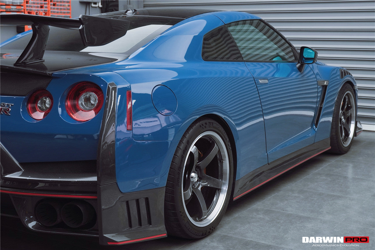 2008 - 2024 Nissan GTR R35 CBA/DBA/EBA 2024-Nismo Style Part Carbon Fiber Rear Bumper With Black Light