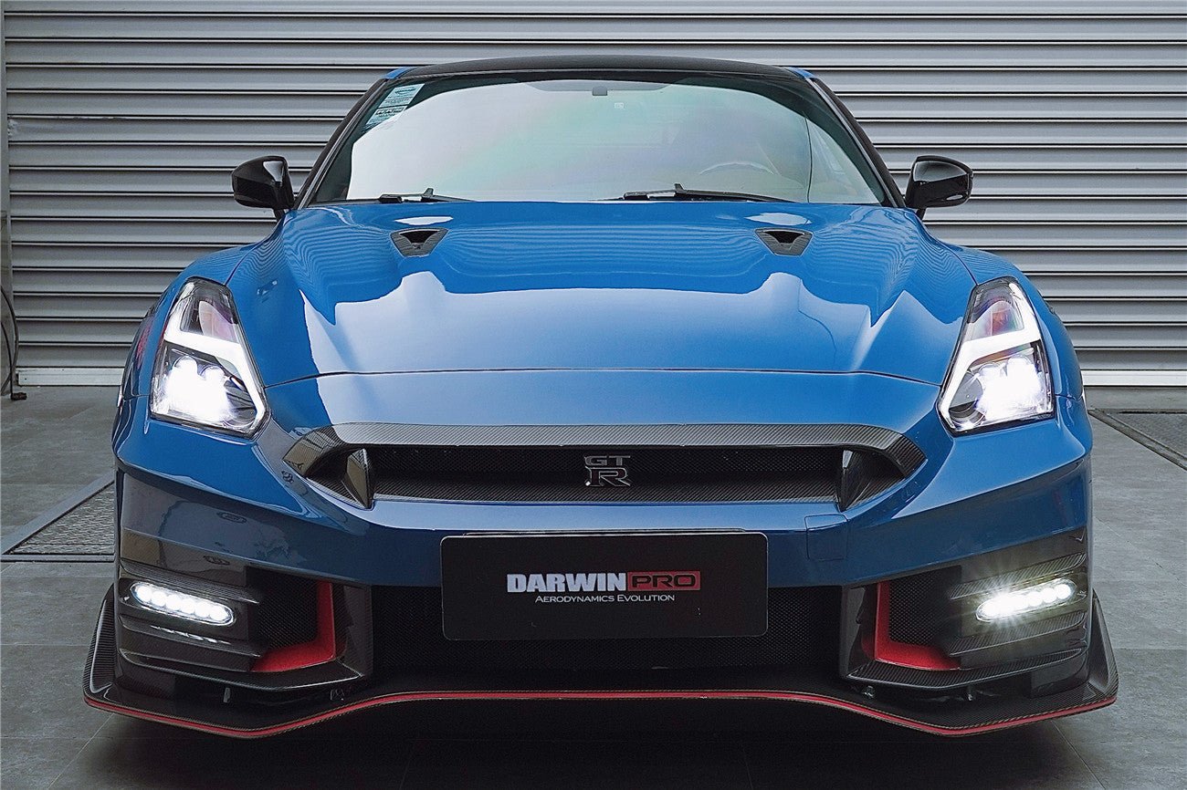 2008-2023 Nissan GTR R35 CBA DBA EBA 2024-Nismo Style Part Carbon Fiber Front Bumper - DarwinPRO Aerodynamics