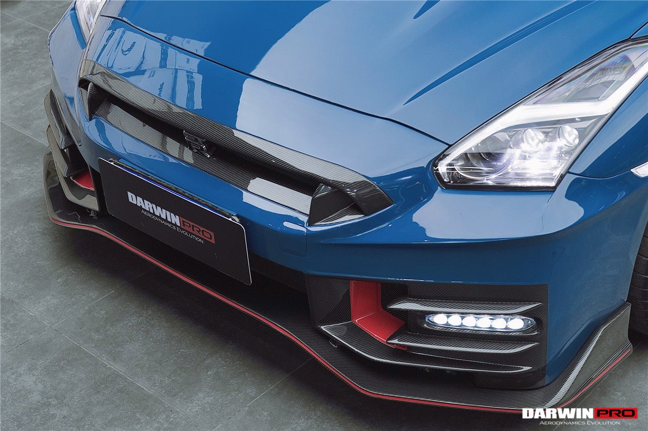 2008-2023 Nissan GTR R35 CBA DBA EBA 2024-Nismo Style Part Carbon Fiber Front Bumper - DarwinPRO Aerodynamics