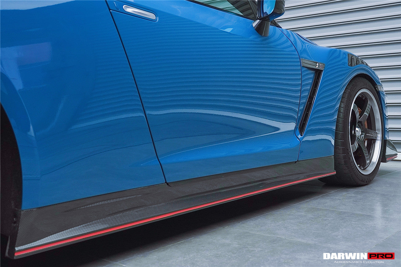 2008–2024 Nissan GTR R35 Nismo Style Carbon Fiber Side Skirts