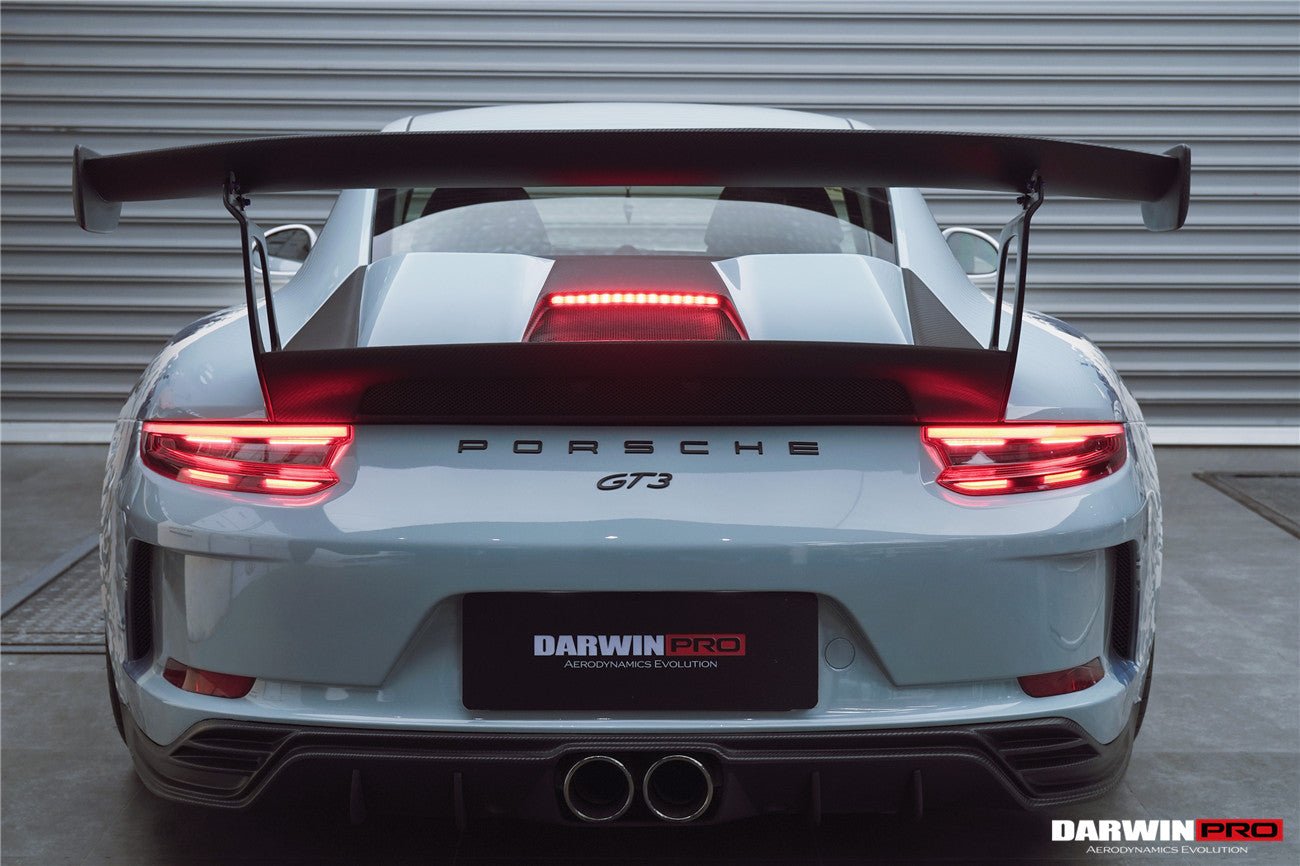 2017 - 2019 Porsche 911 991.2 GT3 Only BKSS Style Carbon Fiber Rear Lip Diffuser