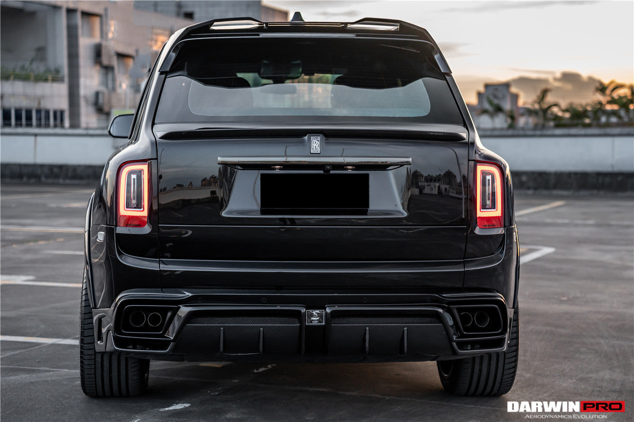 2018 - 2024 Rolls-Royce Cullinan BKSS Style Carbon Fiber Rear Lip Diffuser