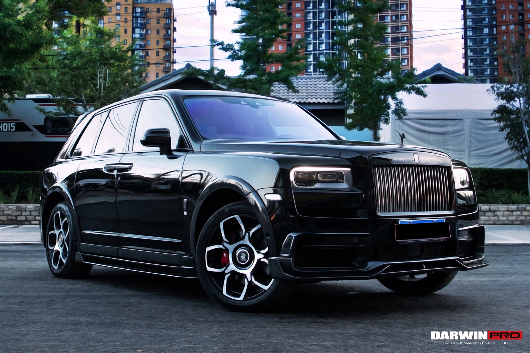 2018 - 2024 Rolls-Royce Cullinan BKSS Carbon Fiber Front Lip