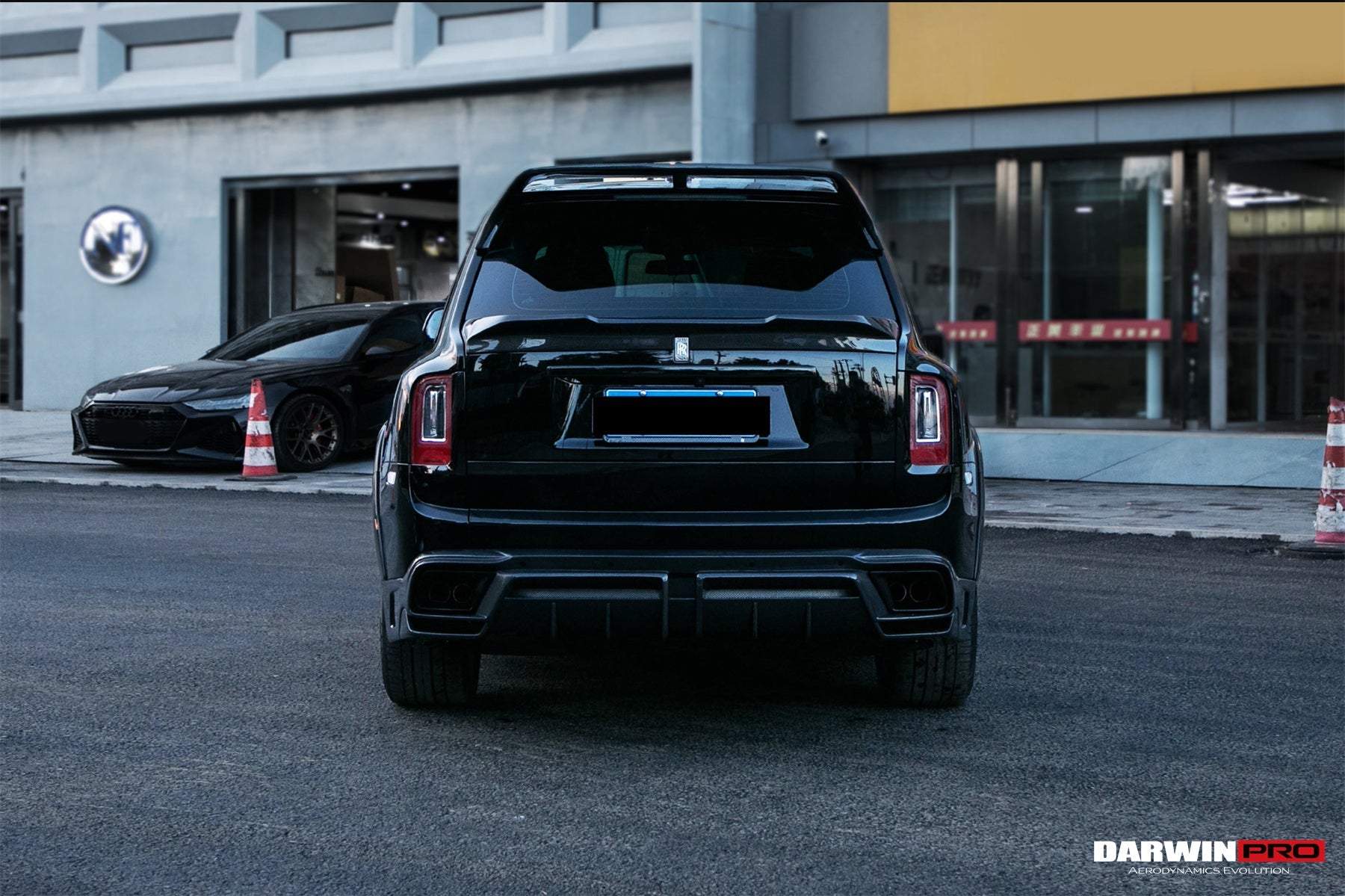 2018 - 2024 Rolls-Royce Cullinan BKSS Style Carbon Fiber Roof Spoiler