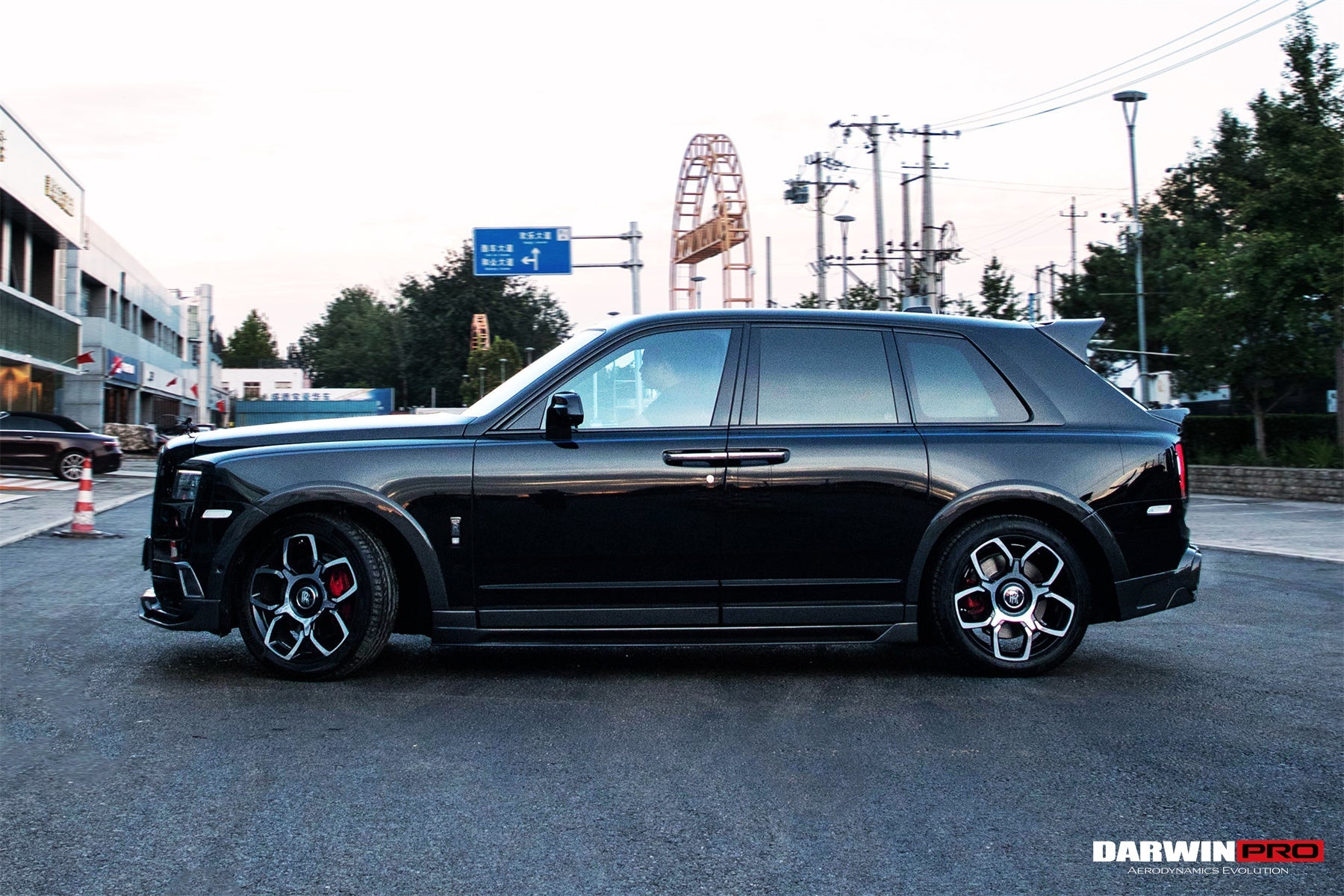 2018 - 2024 Rolls-Royce Cullinan BKSS Style Carbon Fiber Roof Spoiler