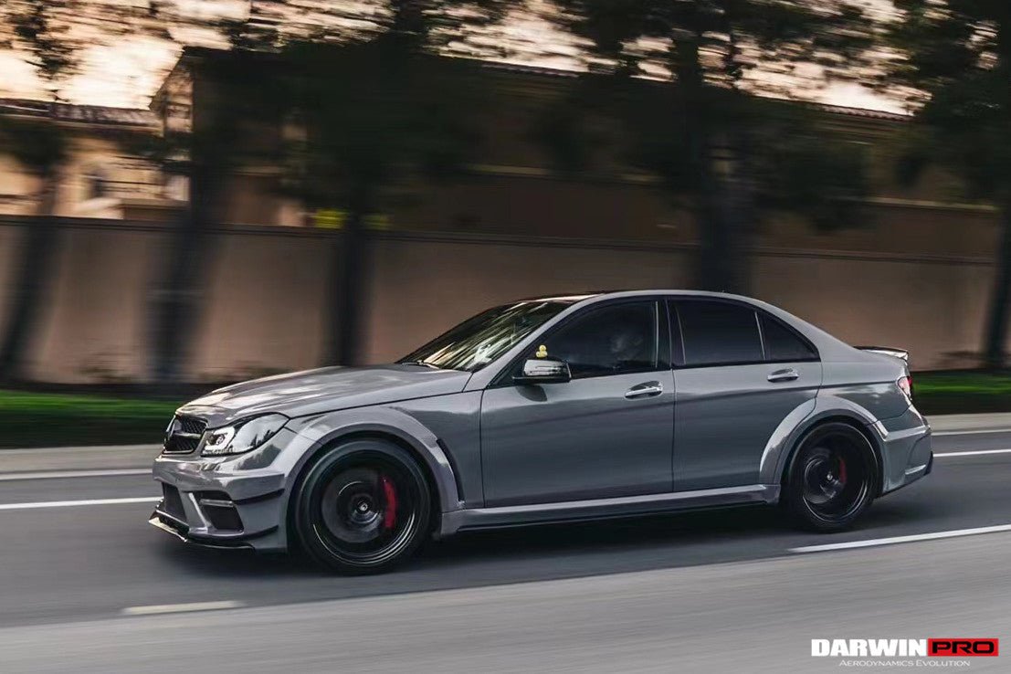 2012 - 2014 Mercedes Benz W204 C Class Sedan BKSS Style Wide Full Body Kit