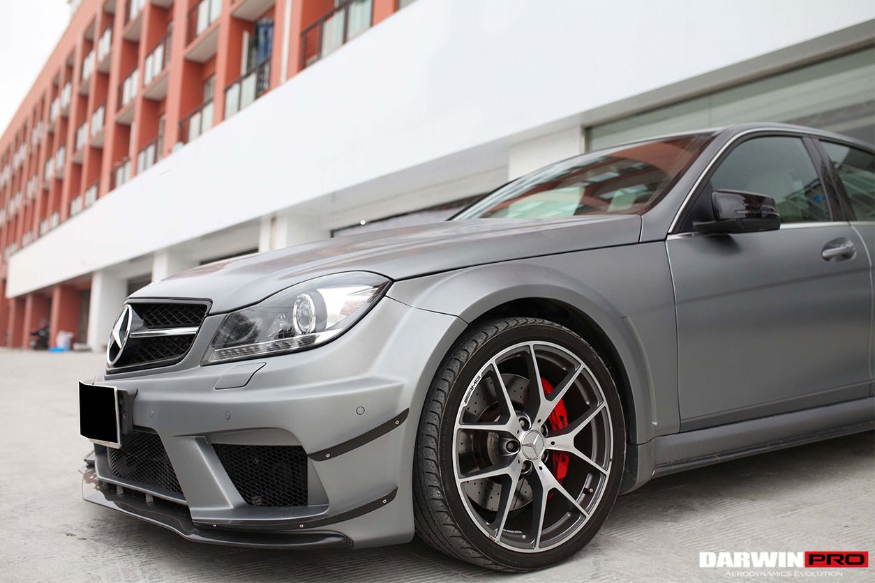 2012 - 2014 Mercedes Benz W204 C Class Sedan BKSS Style Wide Full Body Kit