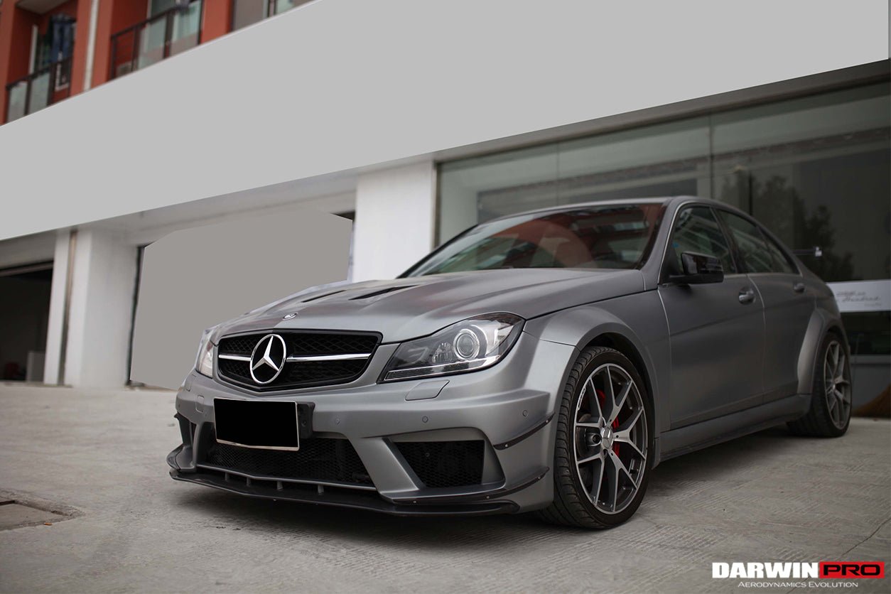 2012 - 2014 Mercedes Benz W204 C Class Sedan BKSS Style Wide Full Body Kit