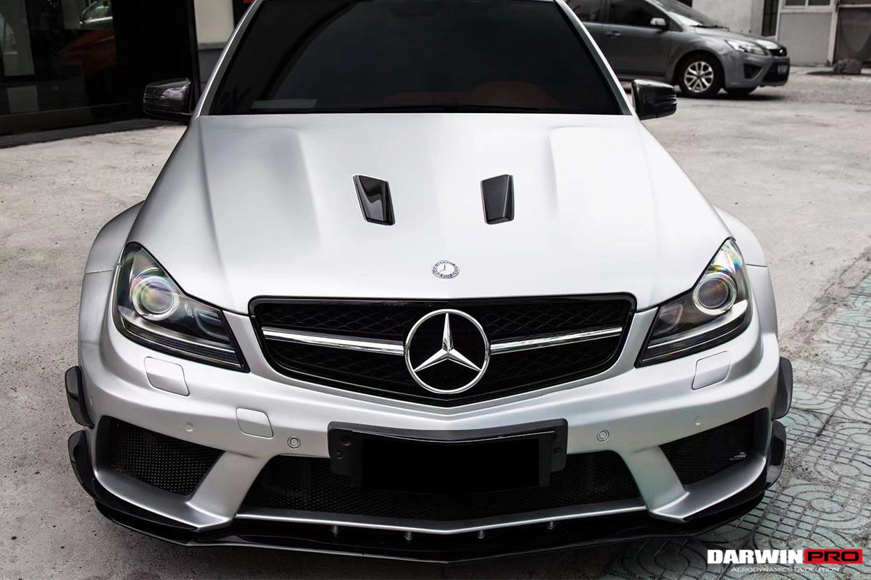 2012 - 2014 Mercedes Benz W204 C Class Sedan BKSS Style Wide Full Body Kit