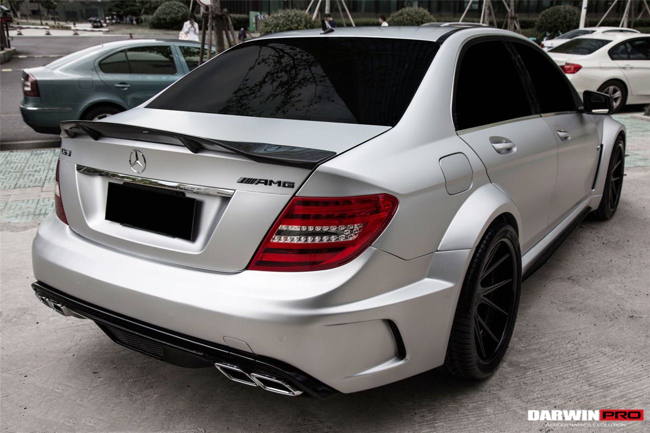 2012 - 2014 Mercedes Benz W204 C Class Sedan BKSS Style Wide Full Body Kit