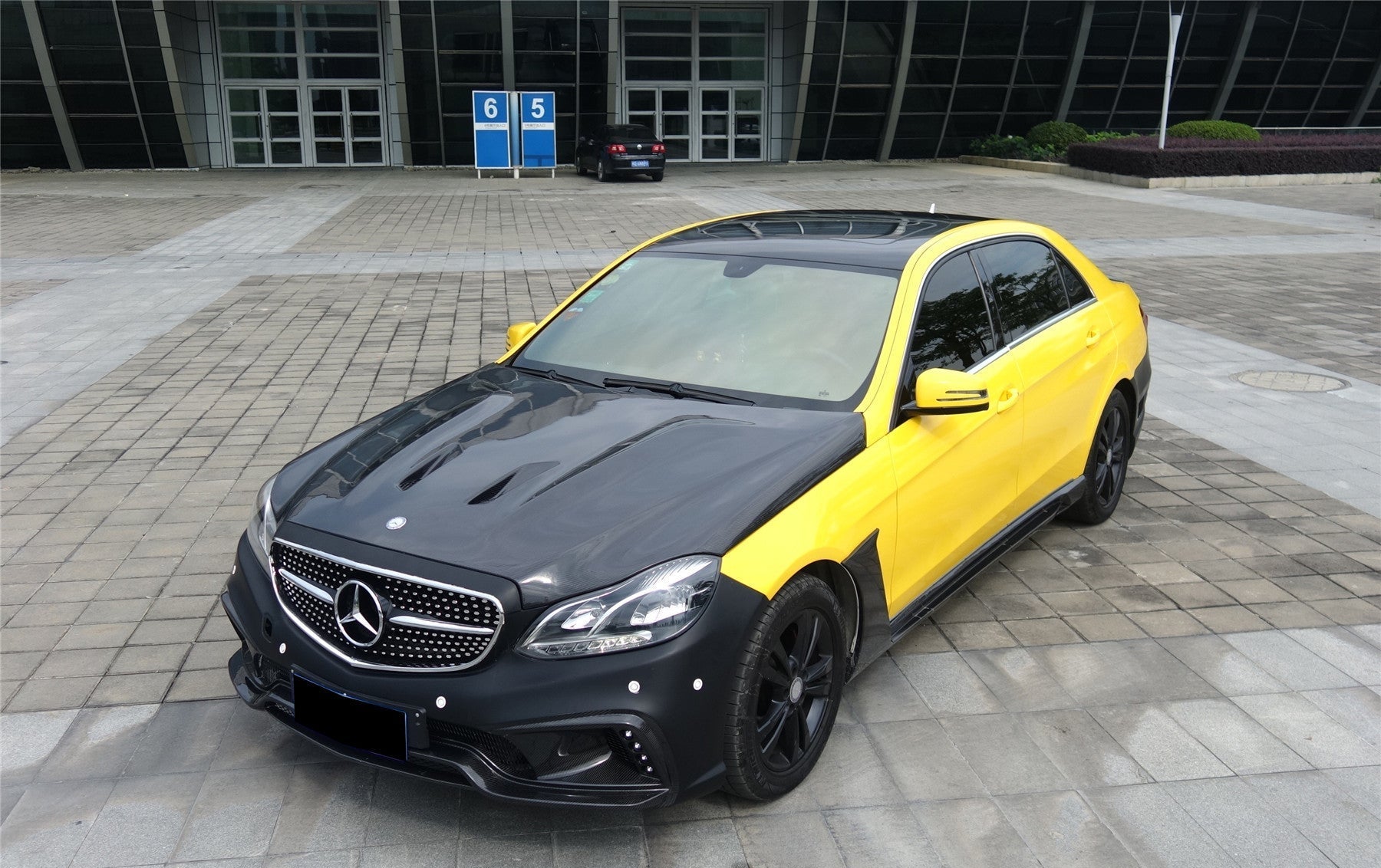 2014 - 2016 Mercedes Benz E Class W212 BKSS Style Hood