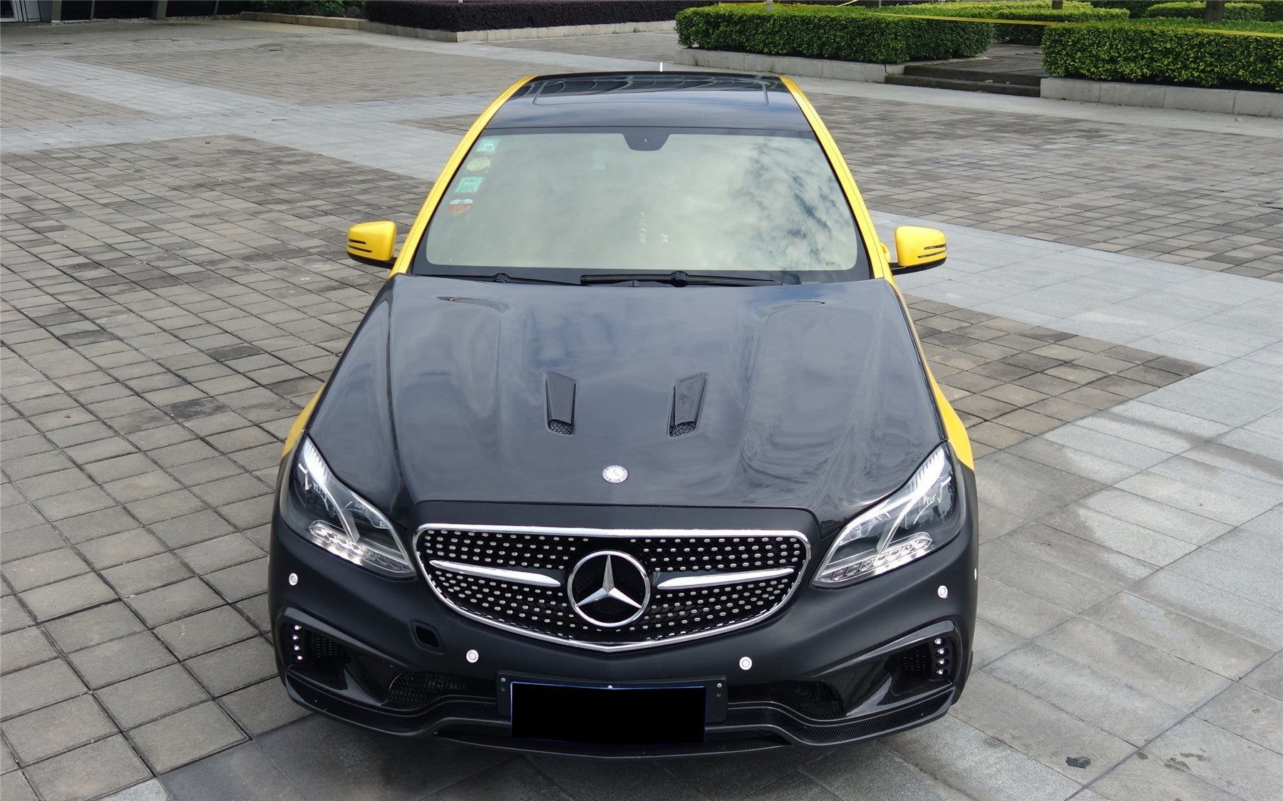 2014 - 2016 Mercedes Benz E Class W212 BKSS Style Hood