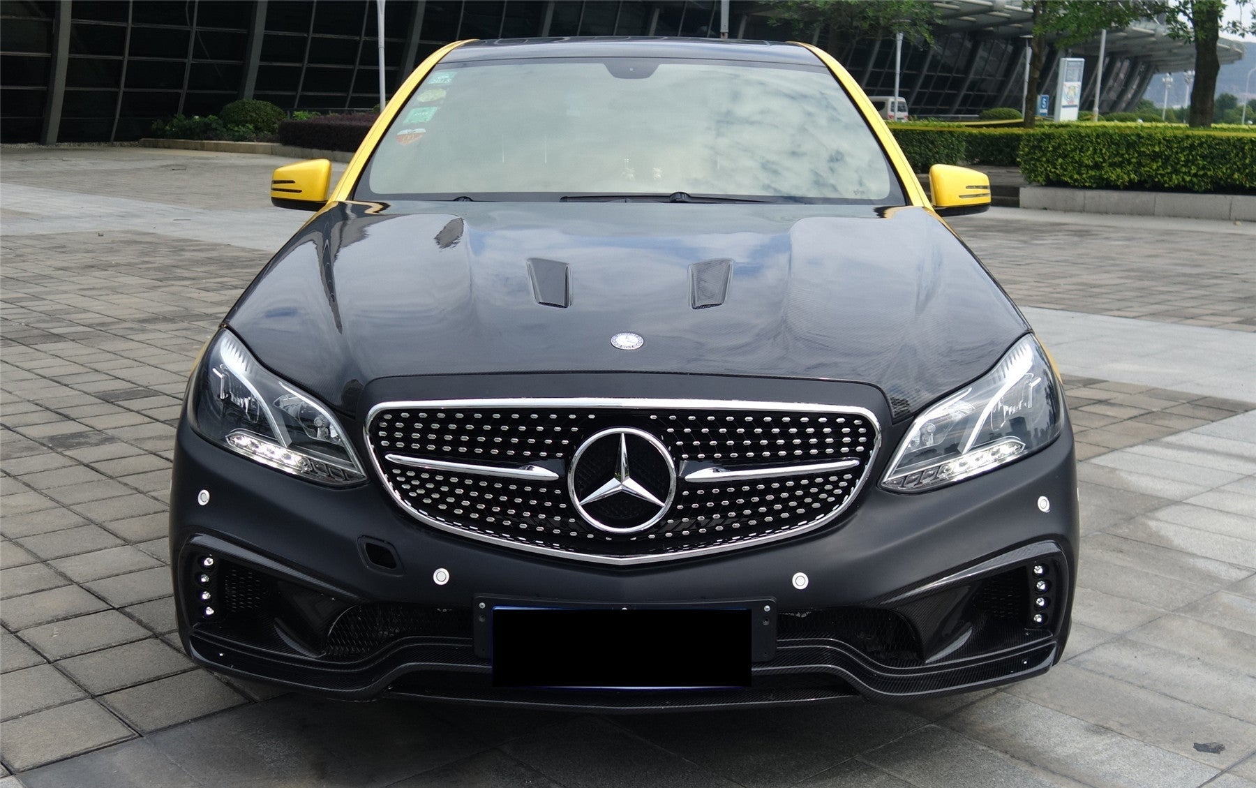 2014 - 2016 Mercedes Benz E Class W212 BKSS Style Hood