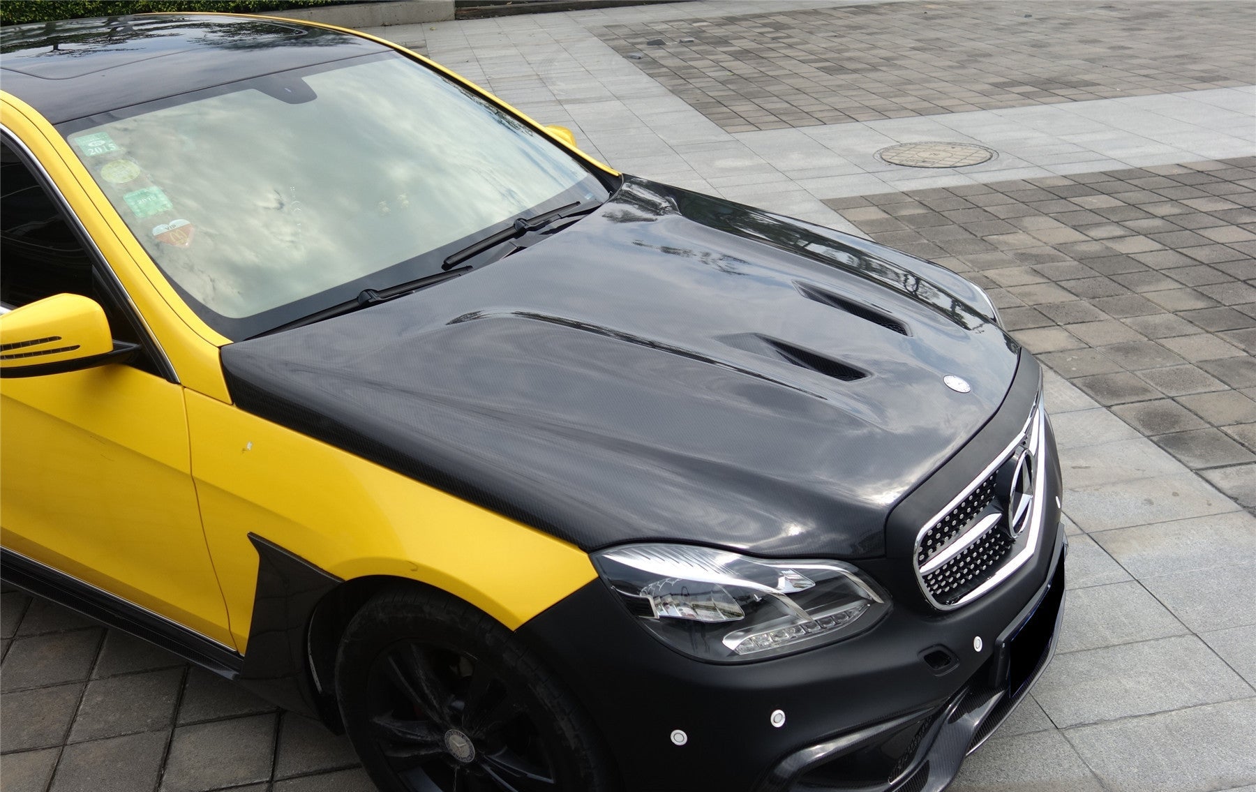 2014 - 2016 Mercedes Benz E Class W212 BKSS Style Hood