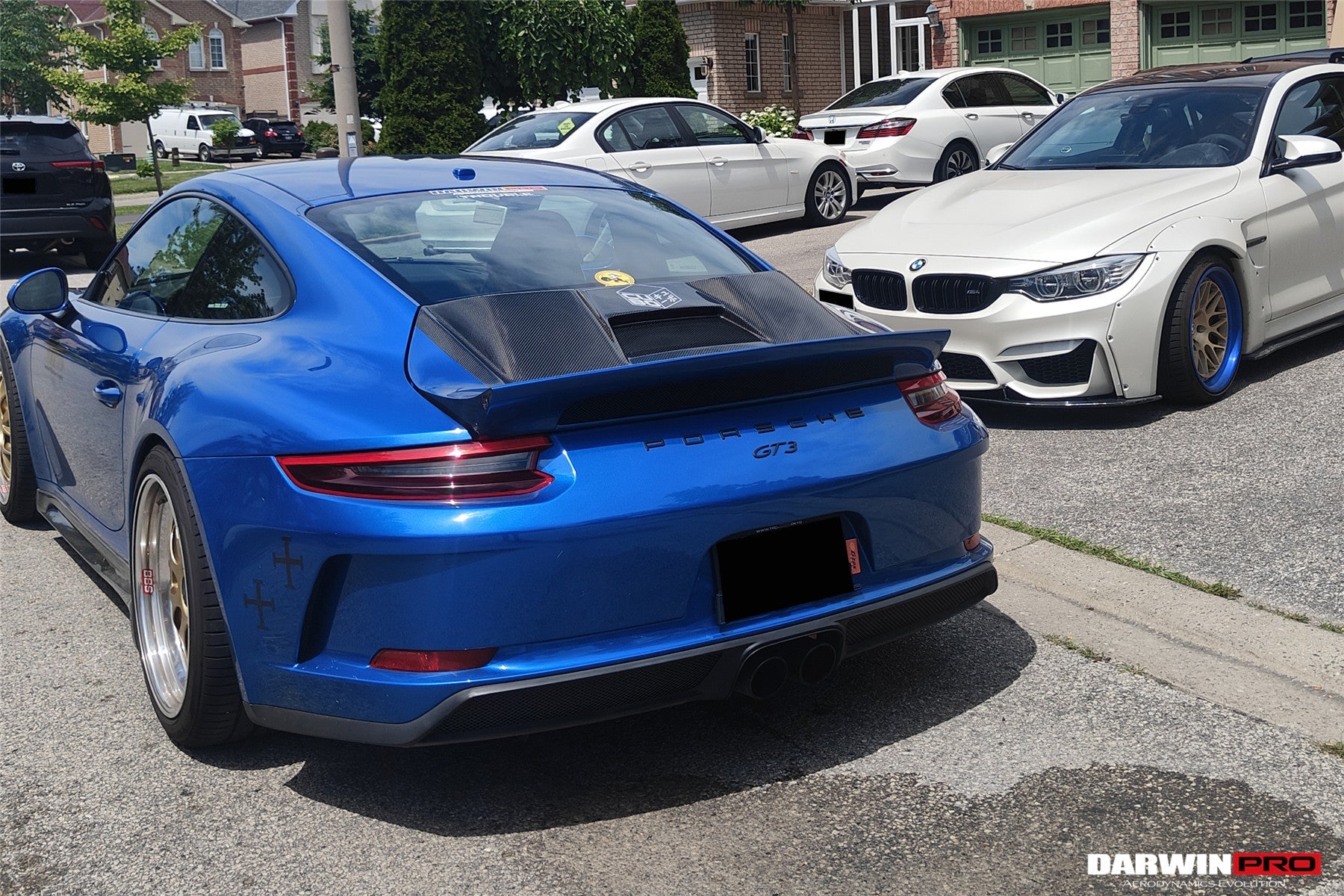 2017 - 2019 Porsche 911 991.2 GT3 Only GT2RS Style Ducktail Spoiler with LED Light