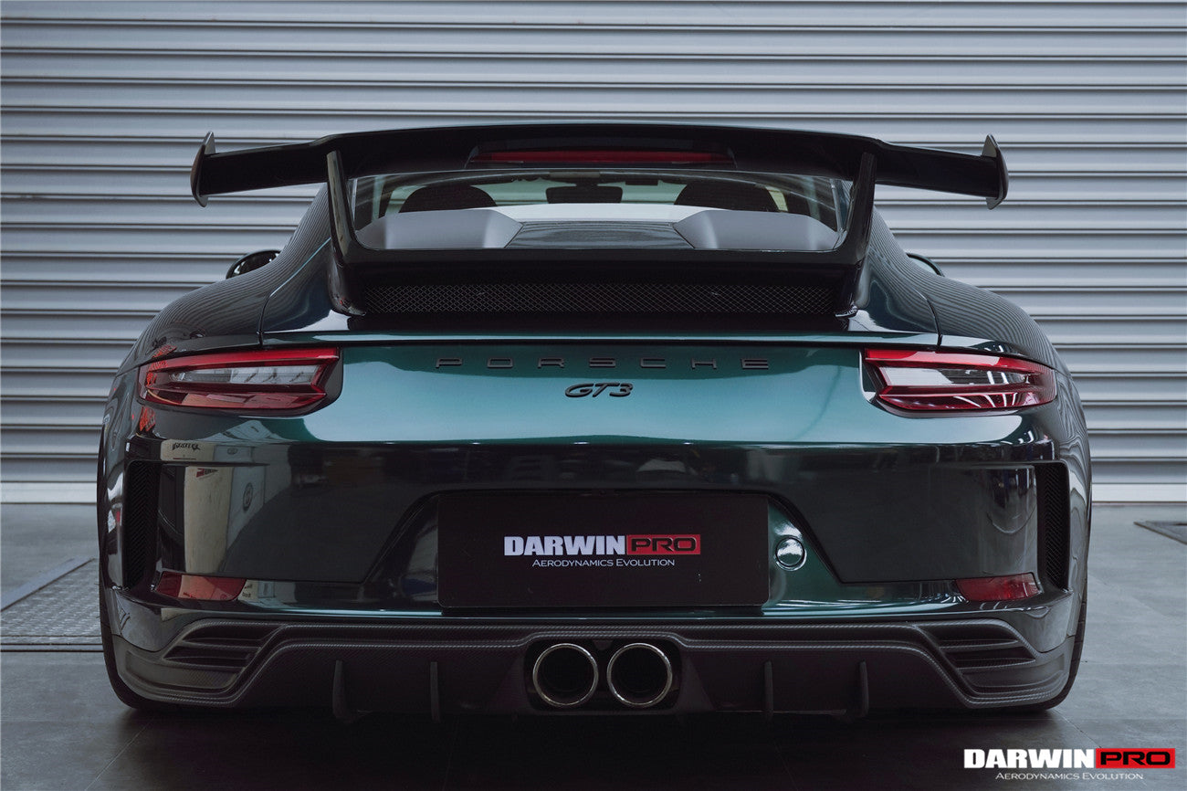 2017 - 2019 Porsche 911 991.2 GT3 Only BKSS Style Carbon Fiber Rear Lip Diffuser