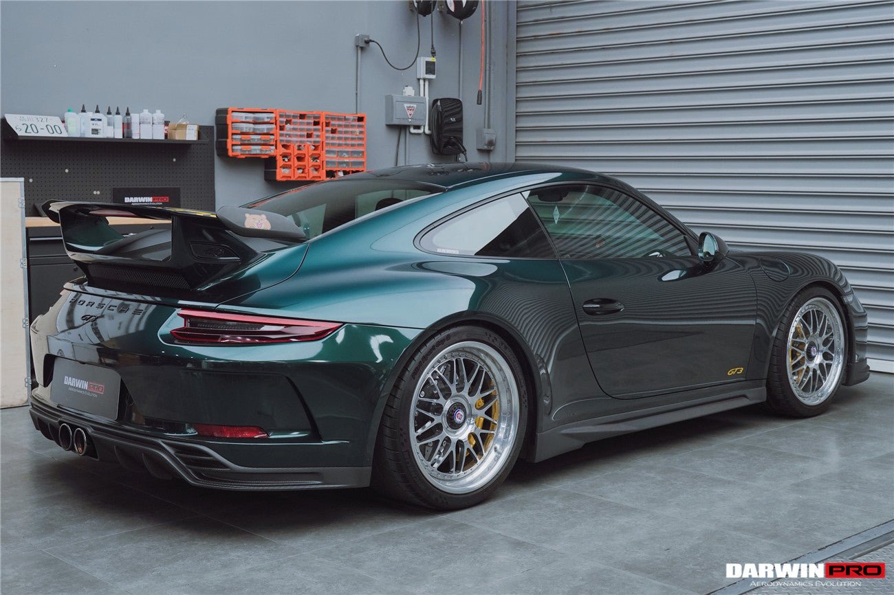2017 - 2019 Porsche 911 991.2 GT3 Only BKSS Style Carbon Fiber Rear Lip Diffuser