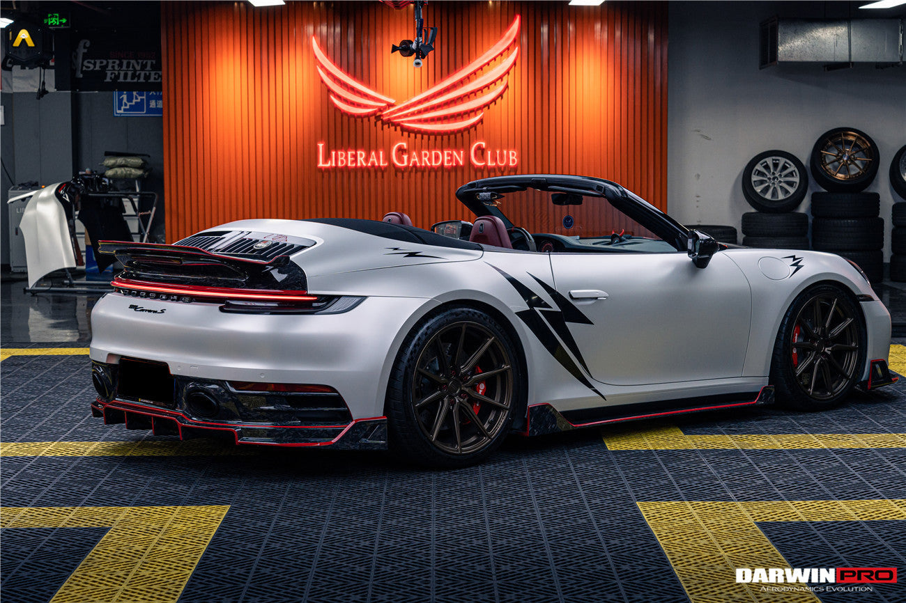 2019 - 2023 Porsche 911 992 Carrera S & 4 & 4S & Targa & Cabriolet BKSS Style Rear Lip