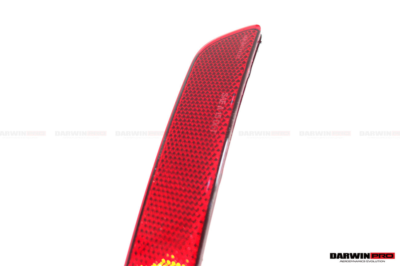 2019 - 2024 Porsche 911 992 Carrera & S & 4 & 4S & Targa & Cabriolet GT3 Style Rear Bumper Red Reflector Panels 