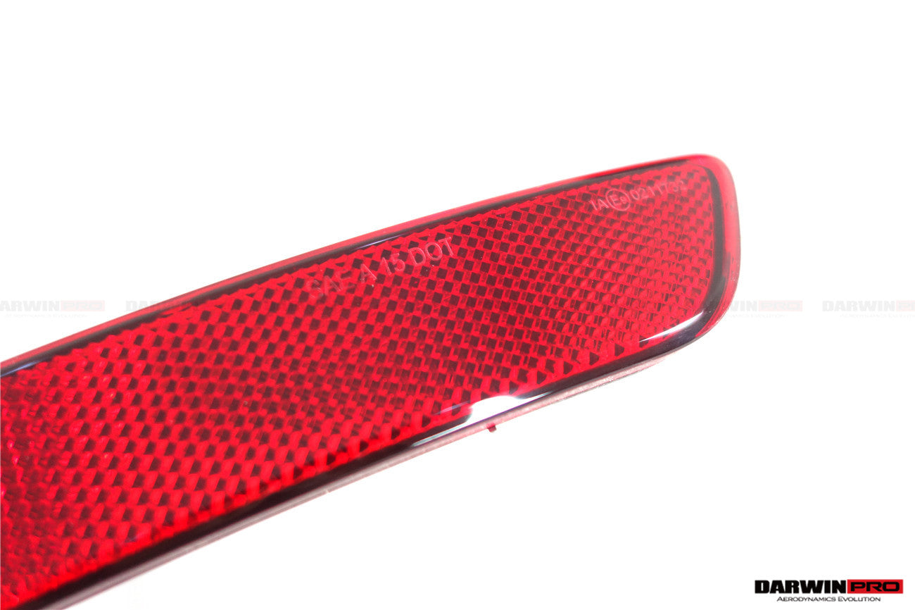 2019 - 2024 Porsche 911 992 Carrera & S & 4 & 4S & Targa & Cabriolet GT3 Style Rear Bumper Red Reflector Panels 