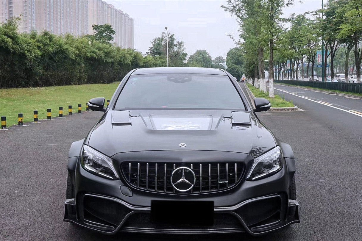2015 - 2021 Mercedes Benz W205 C63 & S AMG Sedan IMP Performance Partial Carbon Fiber Full Body Kit