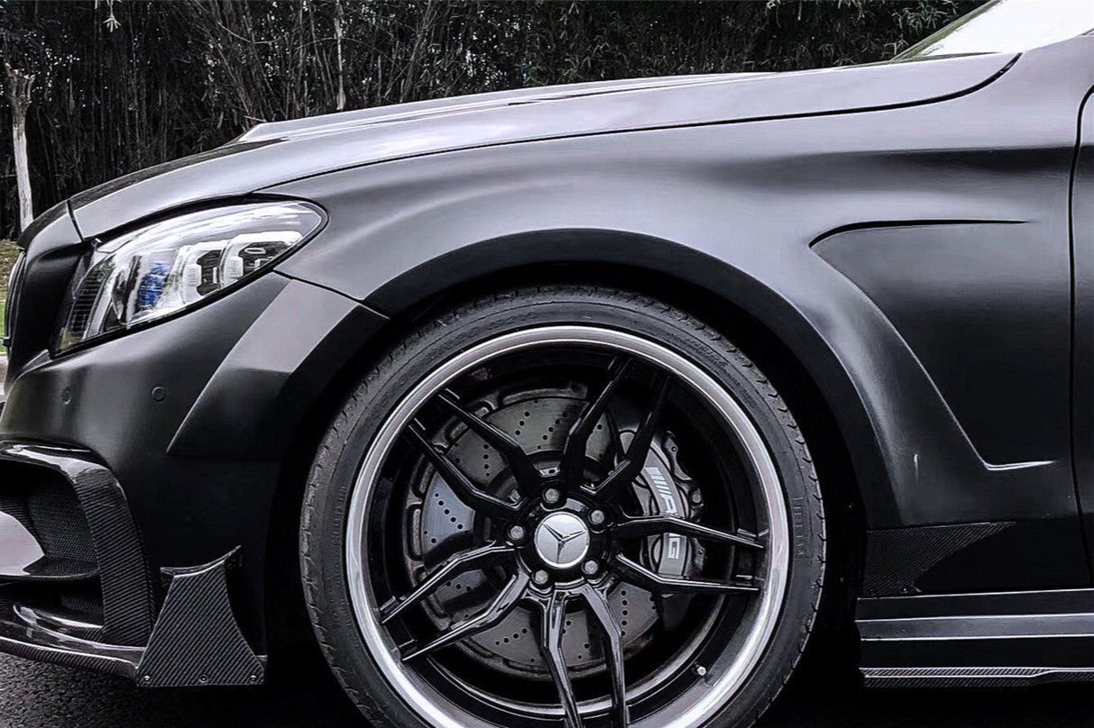 2015 - 2021 Mercedes Benz W205 C63 & S AMG Sedan IMP Performance Partial Carbon Fiber Full Body Kit